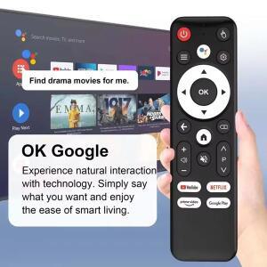ZLRLMHY MECOOL KM2KM2 PlusKM7 PlusKD3 KD5용 MECOOL/ONN KM2 Plus Android TV Box용 음성 원격 리모컨 교