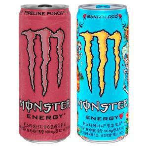 몬스터 에너지 355ml  파이프라인 펀치 24캔+망고 로코 24캔