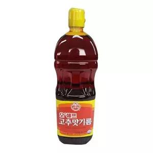 [셀러허브 패션][JHQRSOE7_52EP]오뚜기 기타기름 오쉐프 고추맛기름 1.5L