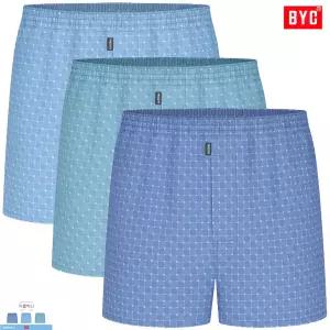 BYC미니멀하고 모던한패턴 순면박서3매입MCG3061_특대선택