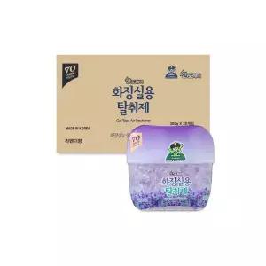 산도깨비 화장실용 탈취제 라벤더향 300g x 20개 실내 화장실 욕실 냄새 탈취 방향제