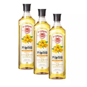 해표 카놀라유 900ml 3개