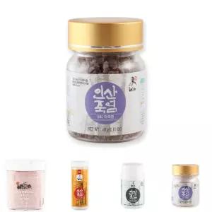 (고체 60g) 9회 인산자죽염/소금/고체/죽염/식용/구운/휴대용/고급/치아/설명절/세트/다용도/선물/상쾌한