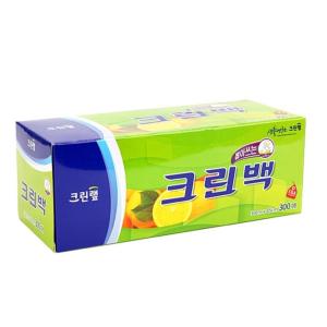 크린백 대 30cmX45cmX300매/롤팩/롤비닐/크린/지퍼백/비닐백/일회용/비닐랩/이중/소분용/소분/위생/비닐팩