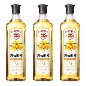 해표 카놀라유 900ml x 3개
