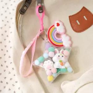 터치 램프 키링 만들기/열쇠고리/링/DIY/재료/제작/키트/미술/공예/교구/부자재/선물/어린이/캐릭터/가방
