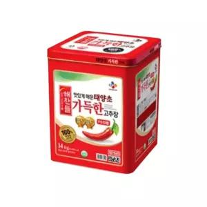 해찬들 태양초 가득한 고추장 골드 14kg 업소용 대용량