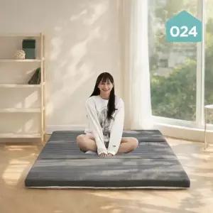 024홈 국민토퍼 3단 접이식 매트리스 적당히 단단한 12cm 멀티싱글