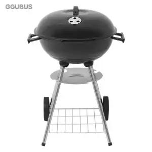 꾸버스 애플43베이직 바베큐그릴 훈제 원형 법랑 직화 야외 캠핑 펜션 숯불 화로 BBQ