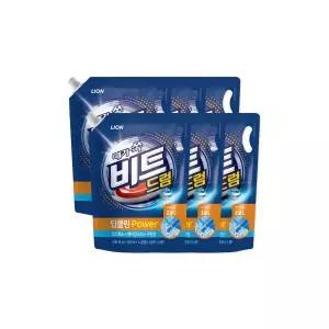비트 딥클린파워 액체세탁세제 드럼용 리필 2L 6개
