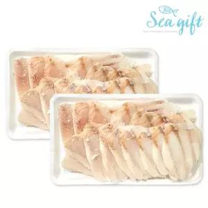 씨기프트 대구포 트레이 400g + 400g 냉동 흰살생선 대구살 고단백 순살 명절음식 생선까스