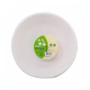 종이접시 대한웰빙 20cm 10P 품 식기 종이접시20cm 대한웰빙 일회용 10P