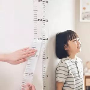 성장기록 키재기 스티커 키측정 200cm 표준눈금자 투명필름 시트지 간편부착