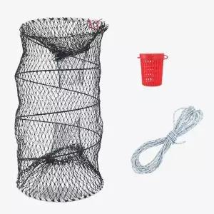 [하프클럽/]바다 통발 세트 접이식 개폐 입구형 58cm 중사이즈 미끼통 로프