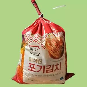 종가 아삭한 포기 배추 김치 4.4kg 종가집 종갓집 국산 (1srr)