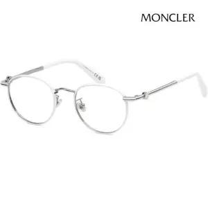 안경테 ML5204H 021 명품 라운드 화이트 실버 메탈테
