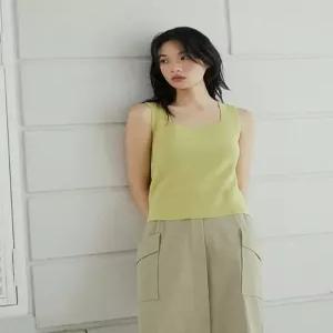 [랩][LAP] 스퀘어넥 민소매 니트 AR2KH560 (P003790151)