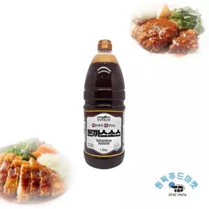청우 더 진한 돈까스 소스 1.9KG 8개 고기양념 덮밥소스 돈가스도시락 돈까스맛집
