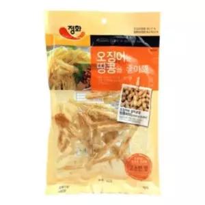 정화식품 오징어는 땅콩을 좋아해 40g 안주 마른오징어 간식 혼술 마른안주