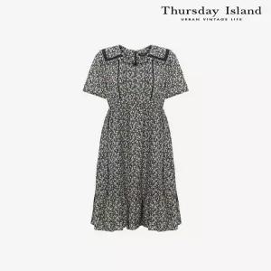 [써스데이아일랜드][Thursday Island] 오픈 카라 롱 원피스(T244MOP280W)