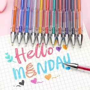 트윙클 반짝이 젤펜 12색세트(1.0mm)/볼펜/데코펜/글리터/다이어리/꾸미기/다꾸/드로잉펜/글리터펜/색칠