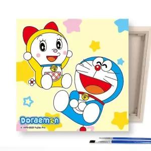 [아트박스]/아이러브페인팅 DIY캔버스형 도라에몽 그리기 20x20cm 언제나 즐거워