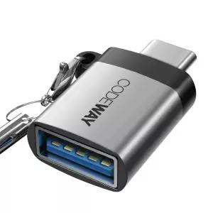 코드웨이 USB-A 3.0(F) to Type-C(M) F/M OTG 변환젠더