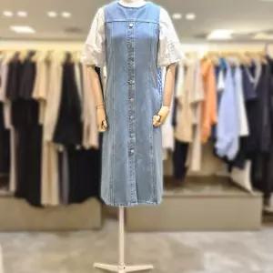 뷔스티에 데님원피스 PR2DO561 NC13