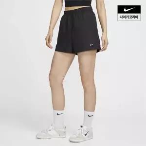 백화점매장판 나이키 스포츠웨어 클래식 우븐 여성 미드라이즈 쇼츠 FV7558-010 313607