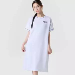 [롯데백화점]르꼬끄 여성 쿨텐션 루즈핏 라운드넥 원피스 QR222OOP61_WMG