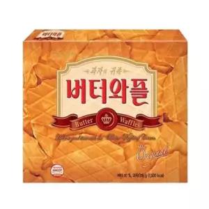 스낵 버터와플 크라운제과 316g