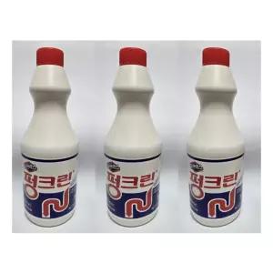 유한 배수구청소용 펑크린 1L 3개입 깨끗 청소 청결 찌든때제거 냄세제거 냄새제거