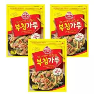 오뚜기 부침가루 1kg 3개