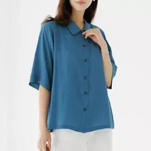 [데드라](99size)카라무지풍기포인견블라우스 TBE3189