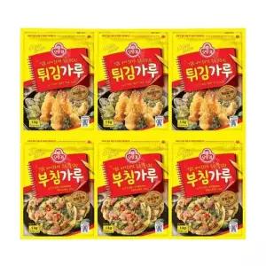 오뚜기 튀김가루 1kg 3개+부침가루 1kg 3개