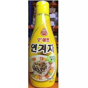 학교 겨자소스 연겨자 겨자 오뚜기 480g 가정 소스 양념 수앤서21