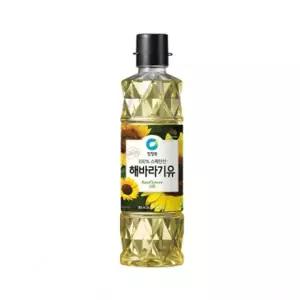 청정원 해바라기유 (무색) 튀김 볶음 명절 900ml