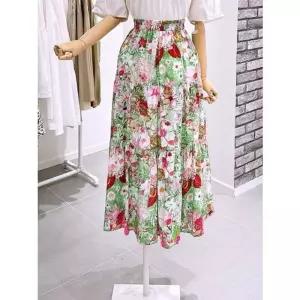 [갤러리아] [레코브]썸머 플라워 밴딩 스커트(SB31F8SK527X)