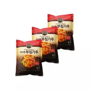 백설 식자재 다목적 업소용 튀김 바삭한 부침가루 바삭한 부침가루 1kg 3개
