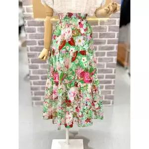 [레코브](의정부점)플라워 프린트 밴딩스커트 (SB31F8SK527X)
