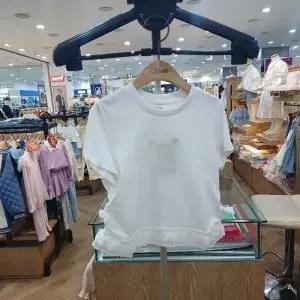 치크 sh06 밑단 레이스 반팔티  CKRA2641G