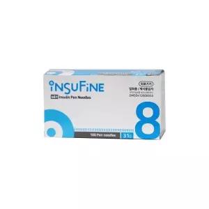 태창 인슐린 펜니들 Insufine 31G x 8mm 100개입 당뇨바늘 인슐린주사기