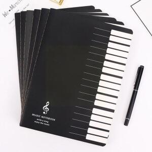 범용 피아노 바이올린 북 음악 연습장 시트  노트북 도구 5 줄 페이지 18 Pactice N7J9