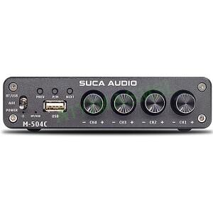 AIYIMA SMSL 블루투스 5.0 채널 4.0 U 디스크 재생 전력 증폭기 HIFI 밸런스드 50W x 4 오디오