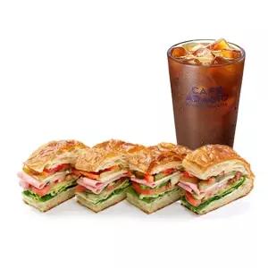 (파리바게뜨) 꿀조합 런치 세트(런치 샌드위치+아이스 아메리카노)