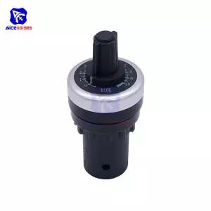 Diymore LA42DWQ-22 22mm 거 로터리 전위차계 인버터 변환기 저항 가변 속도 드라이브 전위차계 스위치
