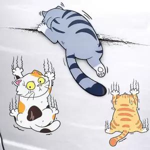 TKB 자동차 기스 스크레치 흠집커버 고양이 발톱 스티커 3p