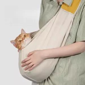 고양이이동가방 고양이슬링백 외출가방 산책가방 숄더백 애견캐리어 여름 매쉬