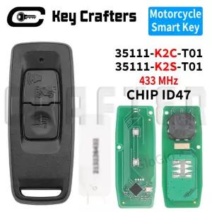 키 크래프터스 35ST0 35CT0 ID 47 칩 433MHz 스마트 리모컨 오토바이 PCX60 용