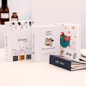 00 포켓 사진 6 인치 플라스틱 앨범 기념 도서 삽입 리콜 귀여운 좋은 시간 가족 컬렉션 DIY Pcard